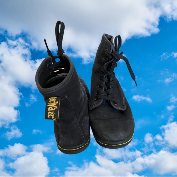 Size 8 Doc Marten's Canvas Boots - Picture 1 of 6